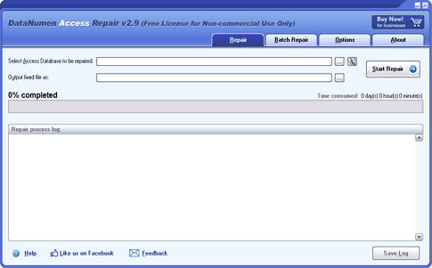 DataNumen Access Repair screen shot