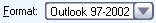 Select Output PST File Format