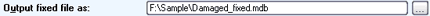 Select Output Folder