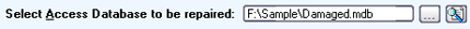 Select DBX File to be recovered