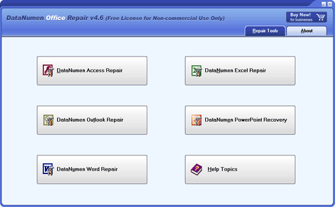 DataNumen Office Repair screen shot