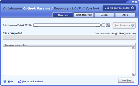 Recover password from encrypted PST files