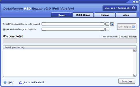 DataNumen PSD Repair screen shot