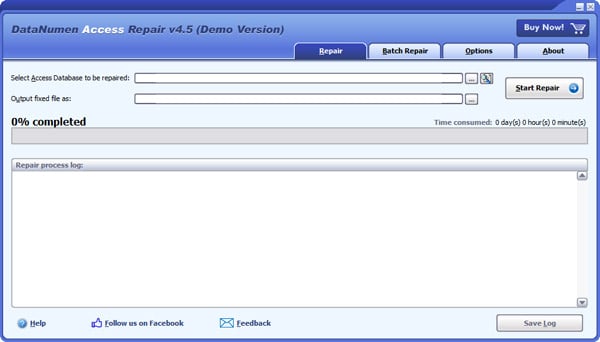 DataNumen Access Repair screenshot
