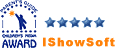 IShowSoft 5 Star Award