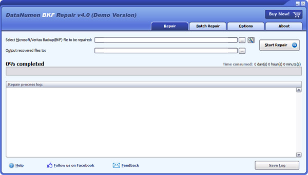 DataNumen BKF Repair screenshot