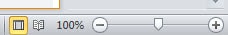 Adjust Zoom Level of Reading Pane