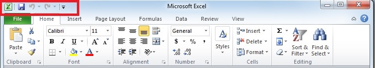 Quick Access Toolbar