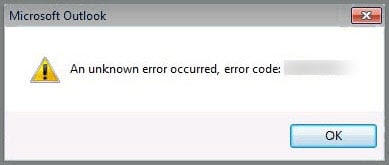 An unknown error has occurred