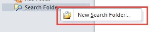 Create a New Search Folder