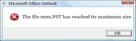 PST file is oversized