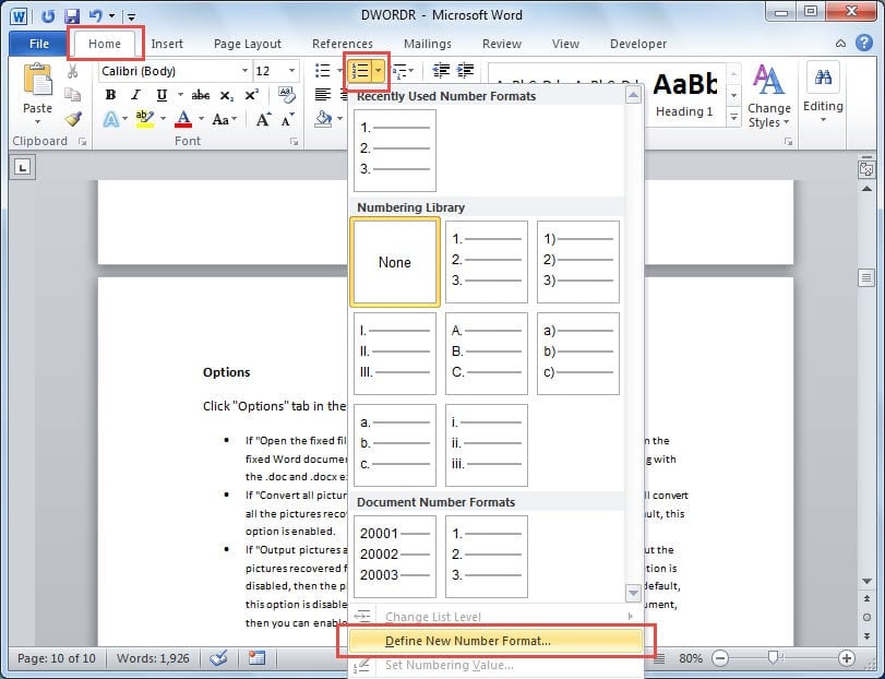 DataNumen Outlook Drive Recovery - Recover Lost Outlook