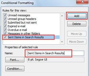 Create a Conditional Formatting Rule