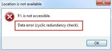 data error cyclic redundancy check ssd