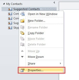 Folder Properties