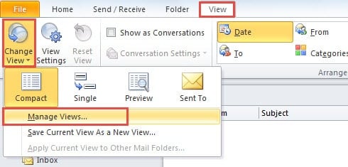 How to Customize the Default View for New Folders in Outlook