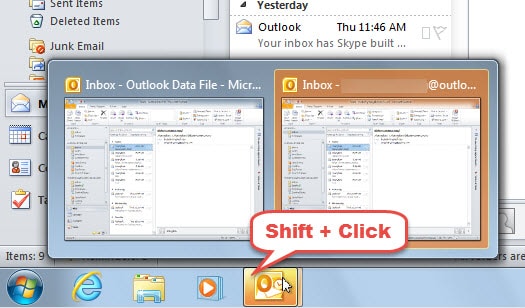 Open New Outlook Window