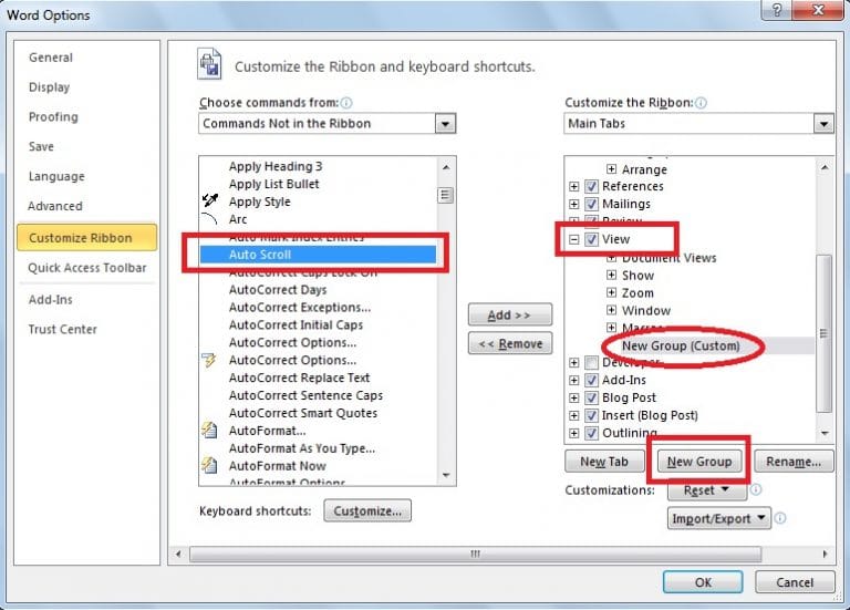 How to Scan Your Word Document More Conveniently via Automatic Scroll