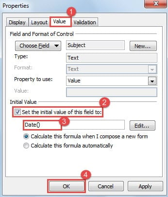 Set Initial Value for Subject