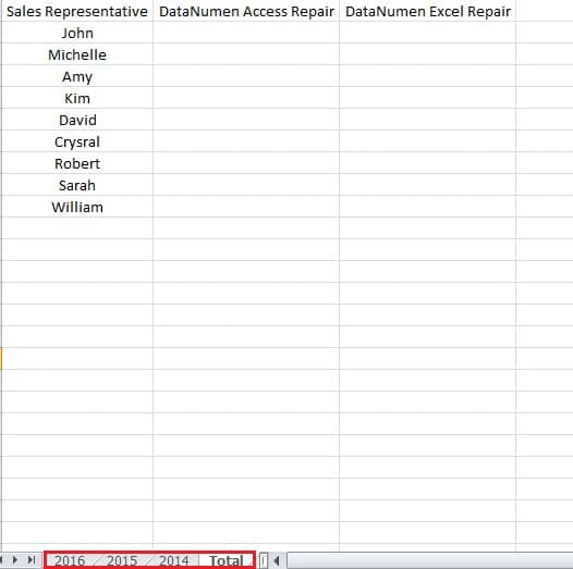 An Example for Sum Values