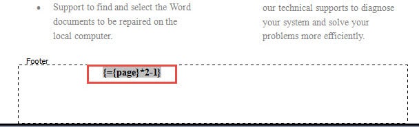 Input Formula in the Field