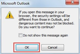 Outlook Alert