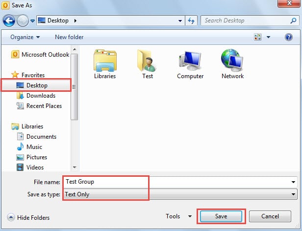 Save Distribution List As Text File