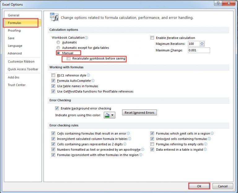 How to Prevent Excel from Auto Calculating and Updating Data in Your ...