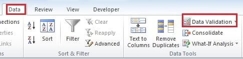 Data Validation