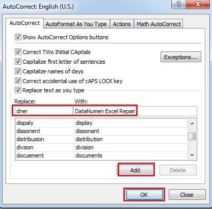 Input Abbreviation