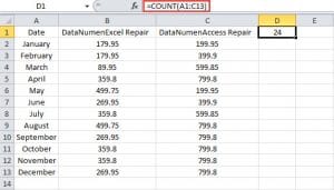 How to Use the Different Count Functions in Excel