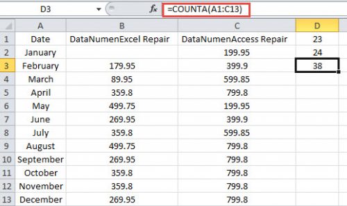 How to Use the Different Count Functions in Excel