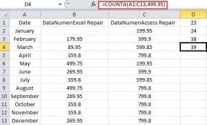 How to Use the Different Count Functions in Excel
