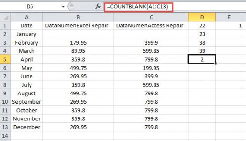How to Use the Different Count Functions in Excel