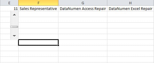 Arrange Scrollable Area