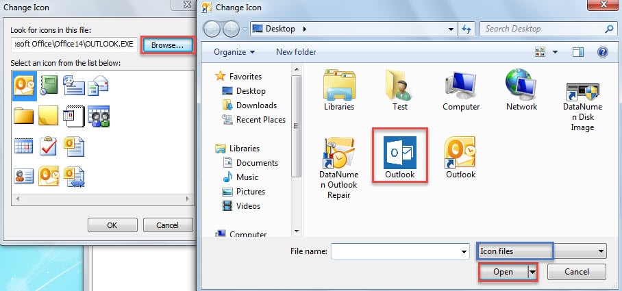 4 Steps to Use a Favorite Icon for Your Outlook - Data ...