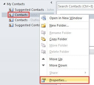 Contact Properties