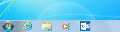 Outlook in New Icon on Taskbar