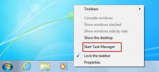 Start Task Manager