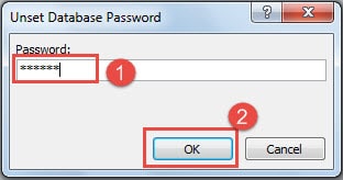 Unset Database Password
