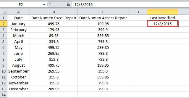 VBA result