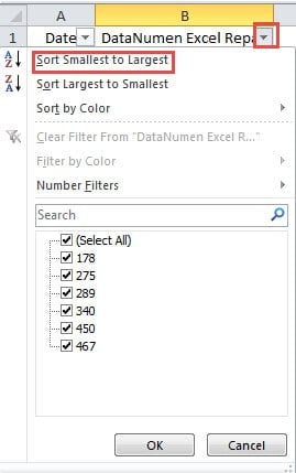 Sort Data