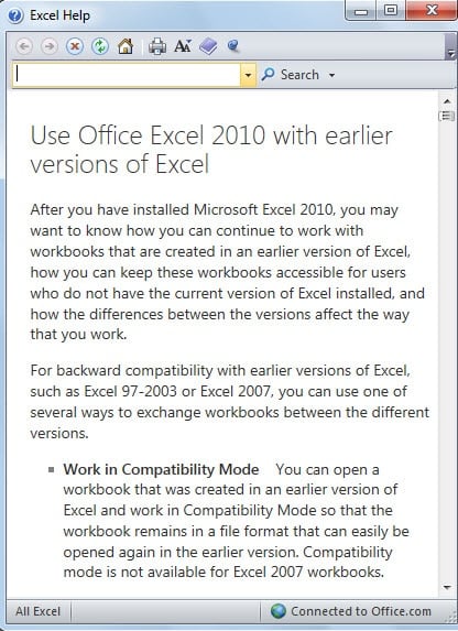 Excel Help