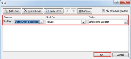 2 Methods to Sort the Columns in a Column Chart in Your Excel Worksheet