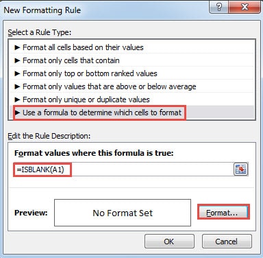 Formatting Rule