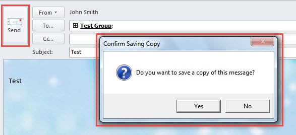 Ask Whether to Save a Copy