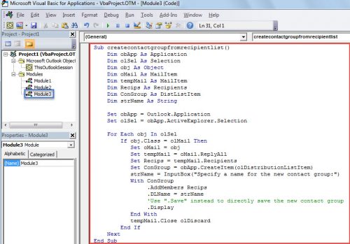 How to Quickly Create a Contact Group from the Recipient List of an ...