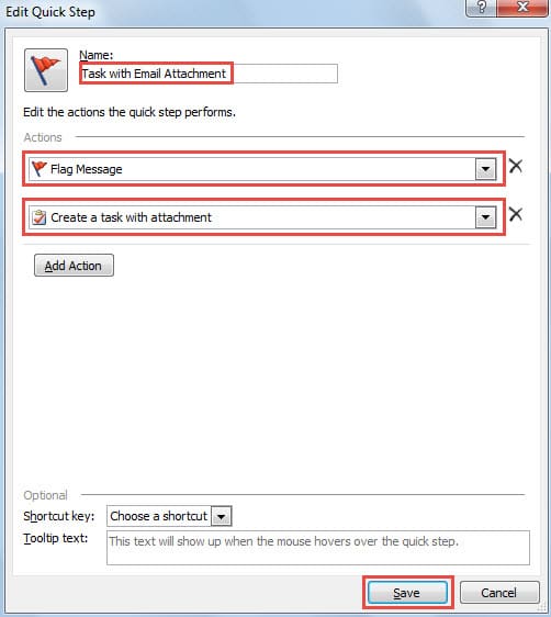 Create a Task with the Email Attachment