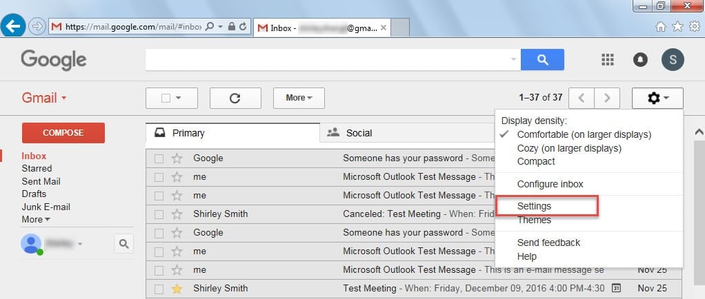 Gmail Settings