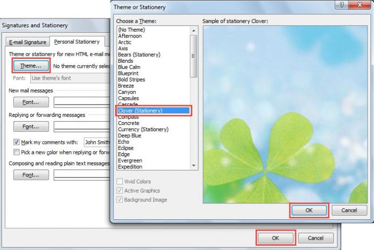 How to Create and Use Custom Stationery in Outlook